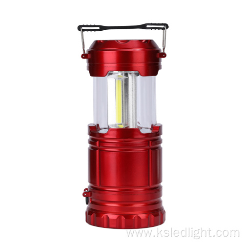 COB Camping Lights with LED Flashlight Lighting